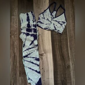 PINK sports set size medium tie dye